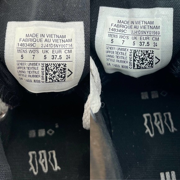 Converse All Star Chuck Taylor Purple Unicorn Galaxy Hi Top Lace Up Sneaker 7 - Picture 8 of 8